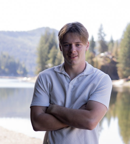Landen Burmeister at Spirit Lake, North Idaho
